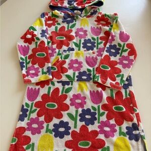 Mini Biden Hooded Towel Beach Dress with Pockets size 7/8